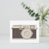 Vintage Fotografie Postkarte (Stehend Vorderseite)