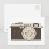 Vintage Fotografie Postkarte (Vorne/Hinten)
