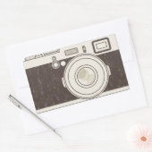 Vintage Fotografie Rechteckiger Aufkleber (Umschlag)