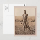 Vintage Fotografie von Afrikanern Postkarte (Vorne/Hinten)