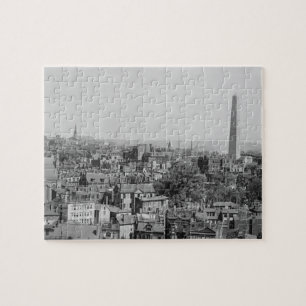 Vintage Fotografie von Charlestown Massachusetts Puzzle