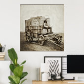 Vintage Fotografie Wagon von Roger Fenton Poster (Heimbüro)