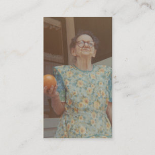 Vintage Fotografien (Großmutter josephine) Visitenkarte