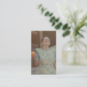 Vintage Fotografien (Großmutter josephine) Visitenkarte (Stehend Vorderseite)