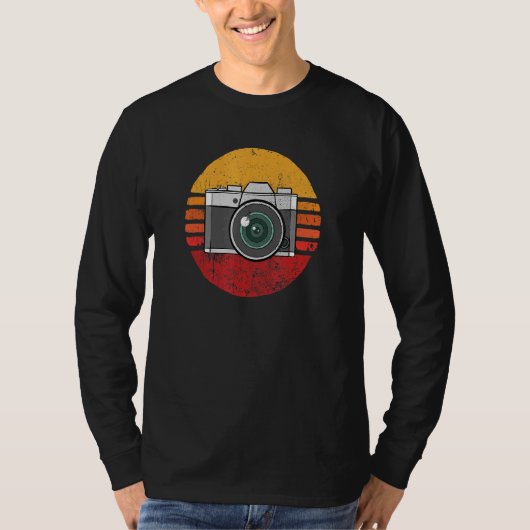Vintage Fotografin T-Shirt (Vorderseite)