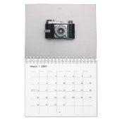 Vintage Fotokamera Kalender (Mär 2027)