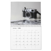 Vintage Fotokamera Kalender (Jan 2026)