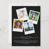 Vintage Fotos Abschluss Ankündigung (Rückseite)