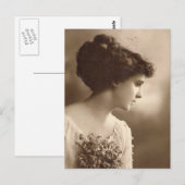 Vintage Fotos Postkarte (Vorne/Hinten)