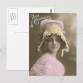 Vintage Fotos Postkarte (Vorne/Hinten)