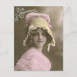 Vintage Fotos Postkarte