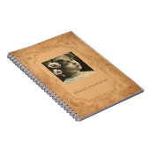 Vintage Fotospiralezeitschrift Notizblock (Rechte Seite)