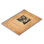 Vintage Fotospiralezeitschrift Notizblock (Linke Seite)