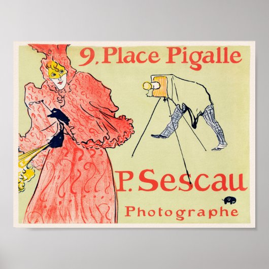 Vintage Fotowerbung Poster (Vorne)