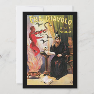 Vintage Fra Diavolo Das große Magician-Poster