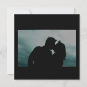 Vintage Frame-Handhabung flache Save the Date-Kart (Rückseite)