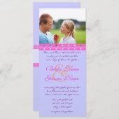 Vintage Frame Love Birds Hochzeitseinladung Einladung (Vorne/Hinten)