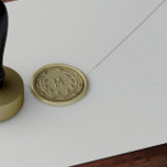 Vintage Frame-Monogramm Wachssiegel Selbstklebend<br><div class="desc">Vintage Frame-benutzerdefinierte Monogram Wax Siegel Aufkleber</div>