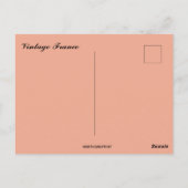 Vintage France Postkarte (Rückseite)