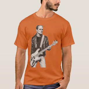 Vintage Frankenstein Bassist Bassgitarre Rock T-Shirt