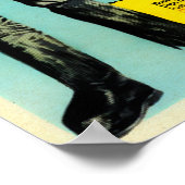 Vintage Frankenstein Mail Auftragswerbung Art Poster (Ecke)