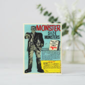 Vintage Frankenstein Mail Bestellwerbung Postkarte (Stehend Vorderseite)