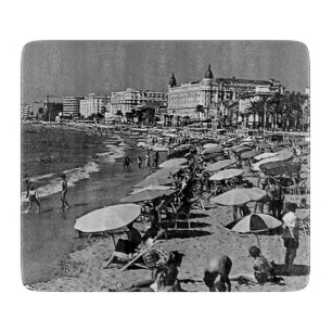 Vintage Frankreich Cannes der Strand Schneidebrett