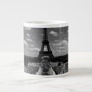Vintage Frankreich Paris Brunnen Eiffelturm Jumbo-Tasse