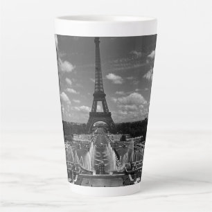 Vintage Frankreich Paris Brunnen Eiffelturm Milchtasse
