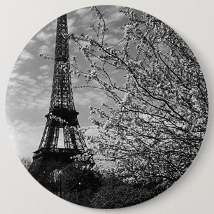 Vintage Frankreich Paris Eiffelturm 1970 Button