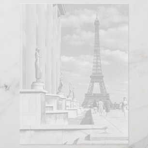 Vintage Frankreich Paris Eiffelturm Chaillot-Palas