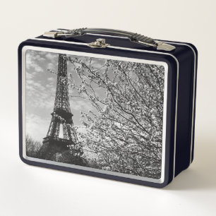 Vintage Frankreich Paris Eiffelturm Metall Brotdose