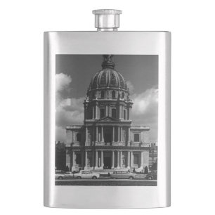 Vintage Frankreich Paris Kirche Saint Louis Invali Flachmann