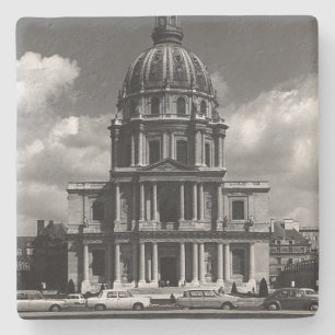 Vintage Frankreich Paris Kirche Saint Louis Invali Steinuntersetzer