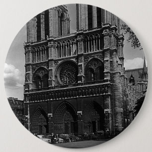 Vintage Frankreich Paris Notre-Dame-Kathedrale 197 Button