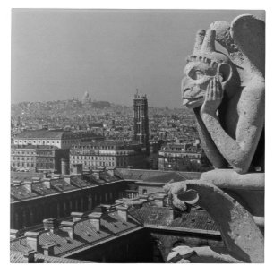 Vintage Frankreich Paris Notre-Dame-Kathedrale Den Fliese