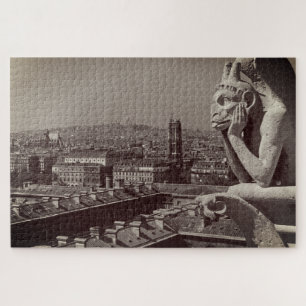 Vintage Frankreich Paris Notre-Dame-Kathedrale Den Puzzle