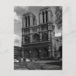 Vintage Frankreich Paris Notre-Dame-Kathedrale Postkarte
