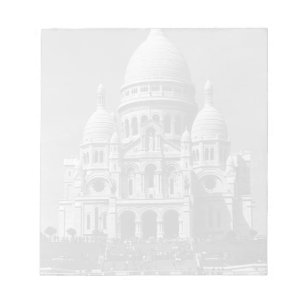 Vintage Frankreich Paris Sacré-Cœur-Basilika 1970 Notizblock