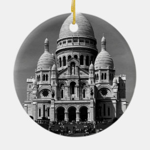 Vintage Frankreich Paris Sacre Coeur Basilika Keramik Ornament