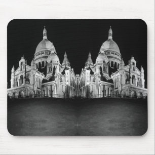 Vintage Frankreich Paris Sacre Coeur Basilika Maus Mousepad