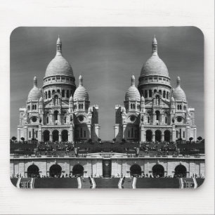Vintage Frankreich Paris Sacre Coeur Basilika Maus Mousepad