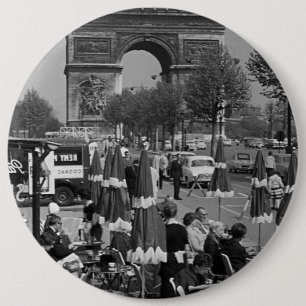 Vintage Frankreich Paris Triumphbogen Button