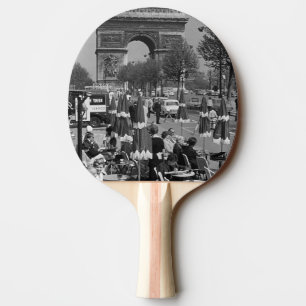 Vintage Frankreich Paris Triumphbogen Tischtennis Schläger
