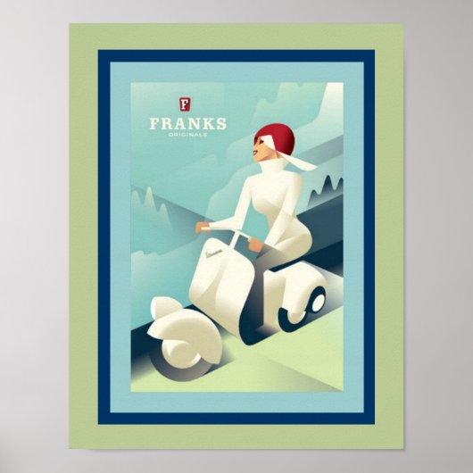 Vintage Franks Roller Poster (Vorne)