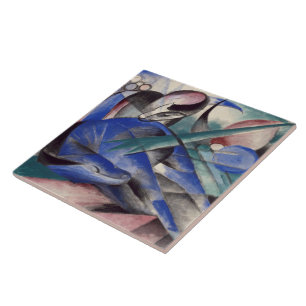 Vintage Franz Marc Träumendes Pferd Fliese