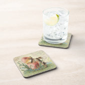 Vintage Franzose-Osterhasen Getränkeuntersetzer (Rechte Seite)