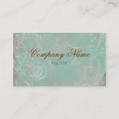 Vintage Franzosen Toile kundenspezifische Visitenkarte (Rückseite)