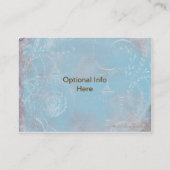 Vintage Franzosen Toile u. Geschäfts-Karten des Visitenkarte (Rückseite)