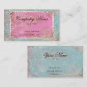 Vintage Franzosen Toile u. Standard des Visitenkarte (Vorne/Hinten)